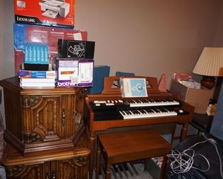 side tables, organ. office supplies