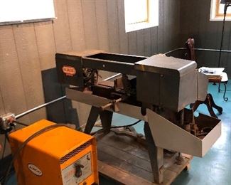 kalamazoo horizontal bandsaw, Airco stick welder