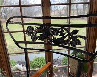 Detail of patio chair pattern