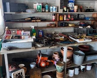 Garage vintage and useful miscellaneous