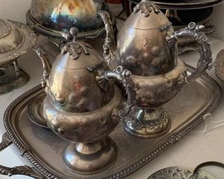 silver egg pitchers