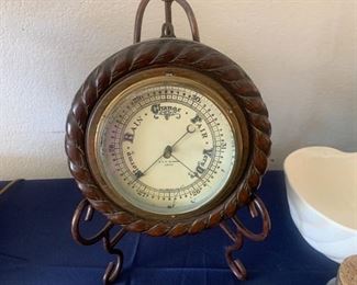 vintage sea captain ship barometer