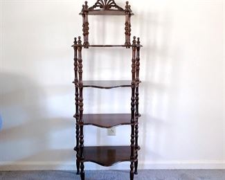 Louis Philippe Rosewood Shelving Unit