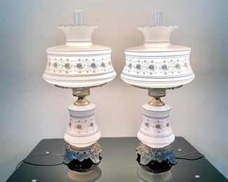Abigail Adams Hurricane Lamps