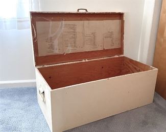 Farmhouse White Trunk - chippy