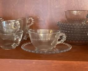 047 Imperial Candlewick Teacups And Saucers 20 Qty