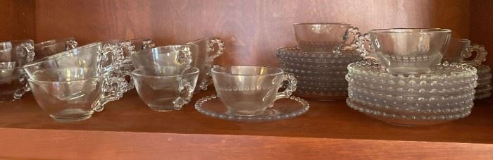 047 Imperial Candlewick Teacups And Saucers 20 Qty