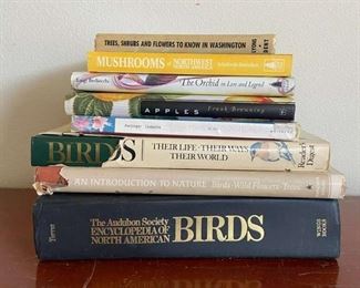 050 Vintage Books On Nature Birds Mushrooms More