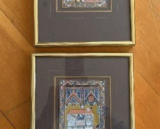 079 Framed Illustrations The Psalter of St Louis by Marcel Thomas
