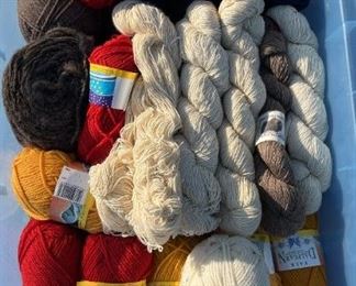314 Tote Full Of Norwegian Wool And More