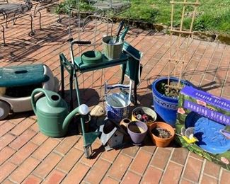 354 Gardening Lot pots Gardening Tools Birdbath And More