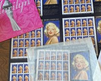 384 Uncut Limited Edition Marilyn Monroe Stamps And More