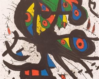 Joan Miro, Agora I, lithograph, signed