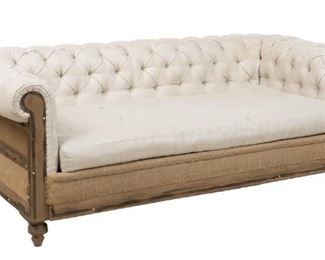 Restoration Hardware Deconstructed Chesterfield sofa