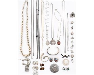 Group of Sterling Silver Jewelry