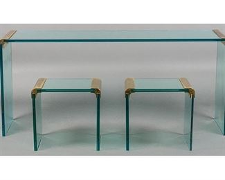 Leon Rosen for Pace Waterfall Console Table