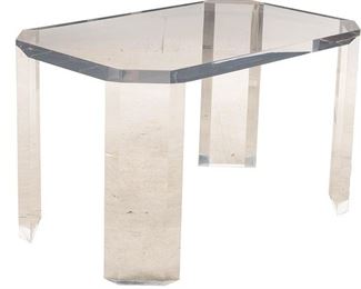 Modernist Acrylic Table