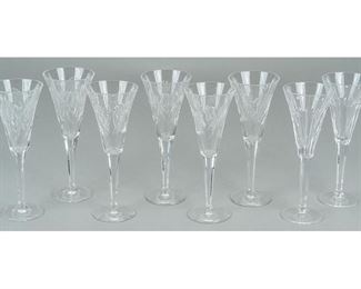 Waterford Crystal Fluted Champagne Glasses