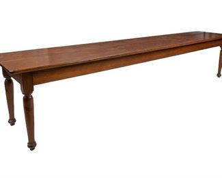 Carved Harvest Table