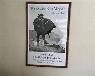 BRANDYWINE RIVER MUSEUM POSTER FRAMED 