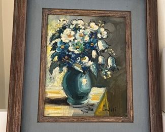 Vintage oil painting by contelli 