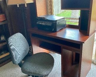 COMPUTER DESK AND CHAIR