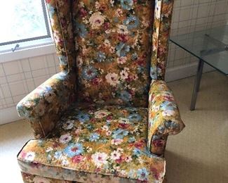 Vintage floral chairs