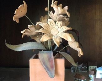 David Gil Bennington Pottery Flower sculpture in Perfect Condition!!