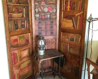 William Herrick Collection Carved Room Divider 