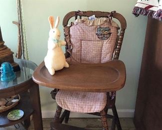 Vintage high chair 