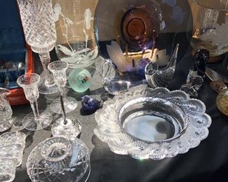 Lalique, Baccarat, Waterford 