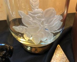 Larry Mayse floral bowl