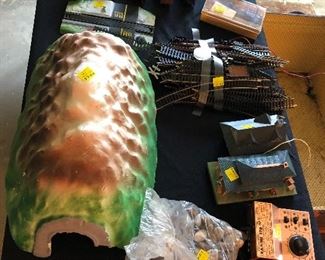 Various train pieces
