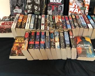 Collection of Star Wars books