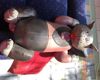 Couch cat remote holder