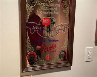 . . . Stroh's beer mirror