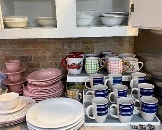 A plethora by of dishes