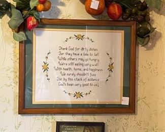 Framed Needlework
