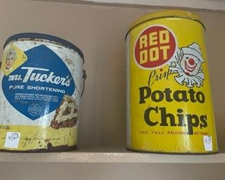 Antique Metal Cans