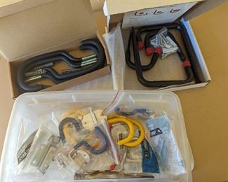 A variety of different hooks for the garage.