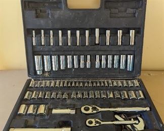 Wrench socket set.