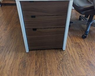 3 drawer file cabinet.