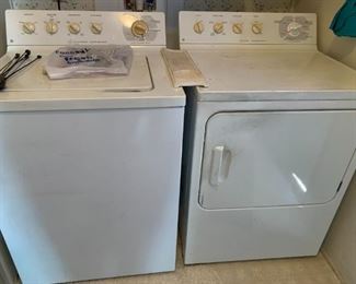Older matching set washer/dryer - $300.00 for the set. Will not split until end of the sale.