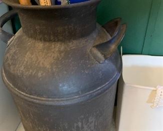 Old milk can.