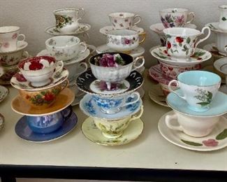bone china teacup collection
