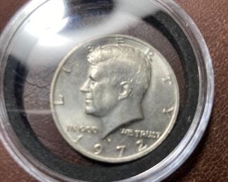 1972 John Kennedy Half Dollar Coin 