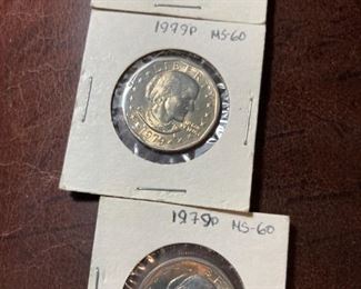 1979 P Susan B Anthony MS60  there are two(2) 
