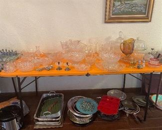 Lead crystal and cut glass