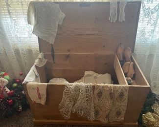 Pine box from 1870s England