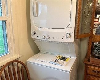 Excellent stacking washer dryer, gas dryer. $500. 